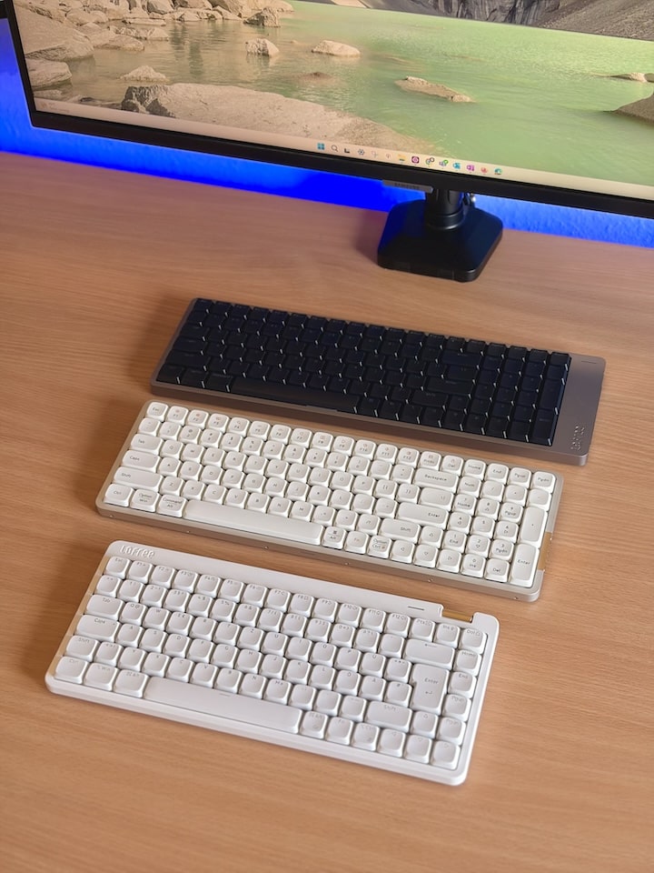 Drei mechanische Tastaturen