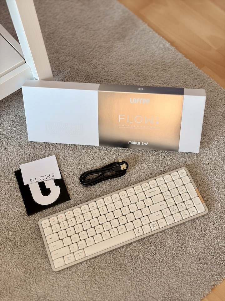 Liefreumfang Lofree Flow Keyboard in weiss