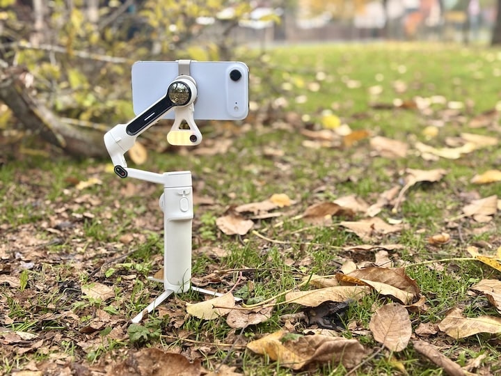 Insta360 Flow 2 Pro Kamera Gimbal mit iPhone Air