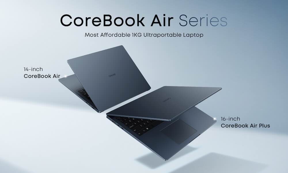 CHUWI fordert 1-kg-High-End-Ultraleicht-Laptops heraus – neue CoreBook-Air-Serie startet unter 500 US-Dollar CHUWI CoreBook Air Serie