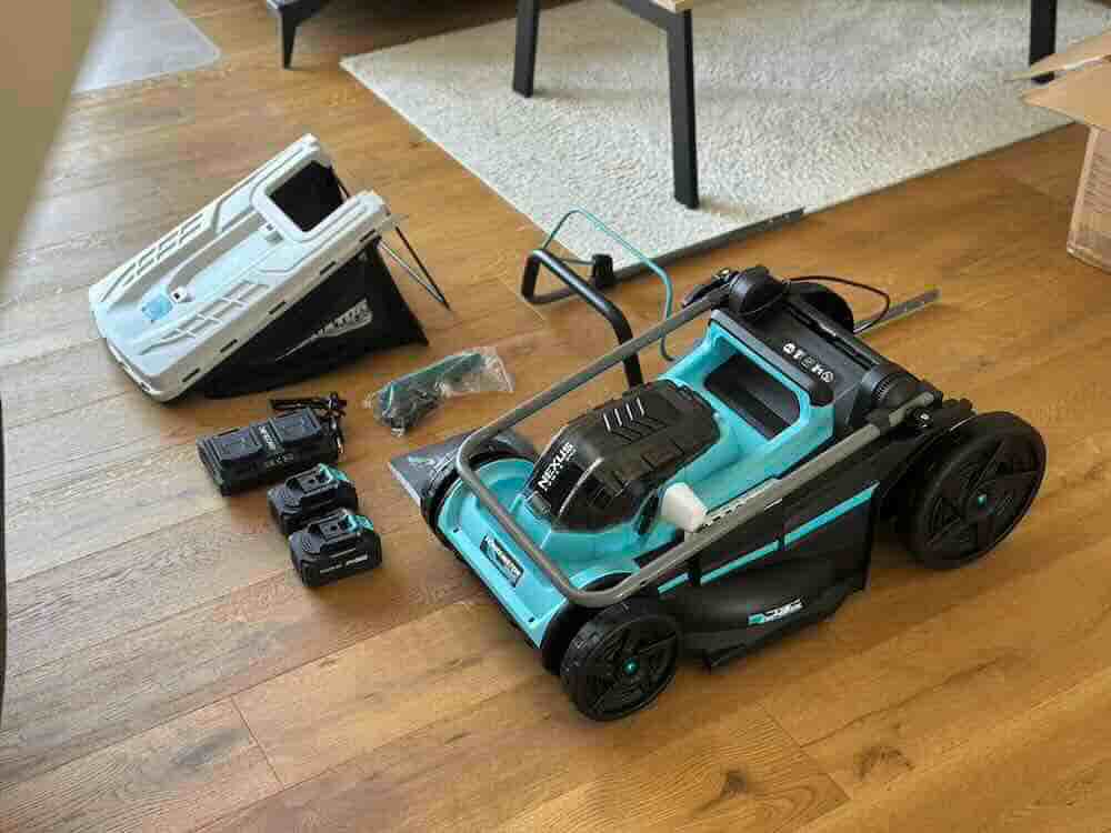 verpackungsinhalt vor dem aufbauen