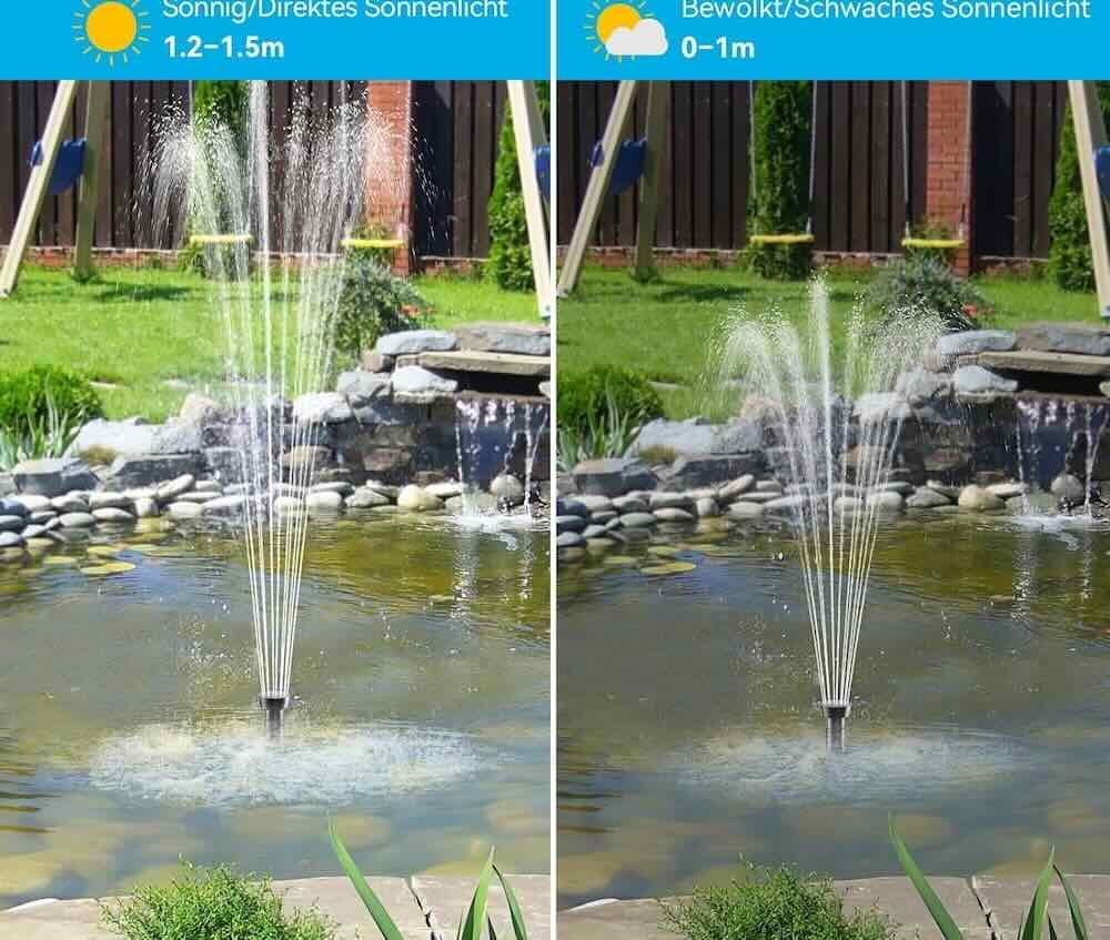POPOSOAP 12W Solar Springbrunnen 1