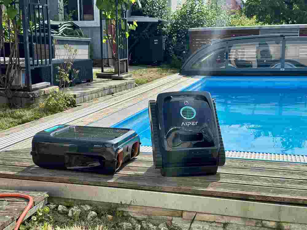 Scuba V3 & EcoSurfer S2 im Praxistest: Aiper's Experts Duo aiper experts duo scuba v3 ecosurfer s2 am pool