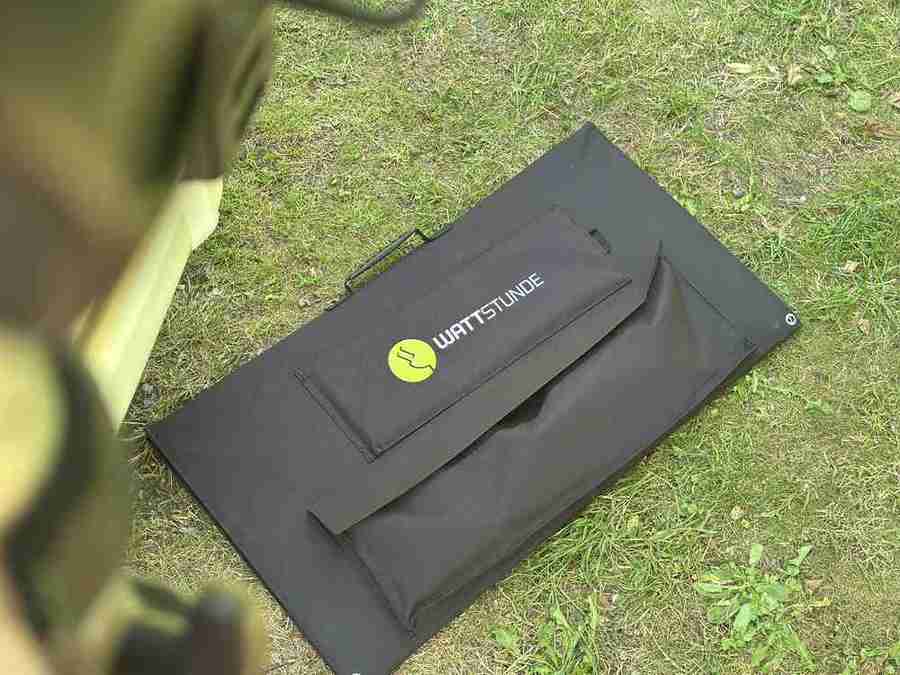 WATTSTUNDE SOLA Ease 200 Wp SunFolder im Test | Erfahrung ecoflow delta 2 display ladeleistung solartasche