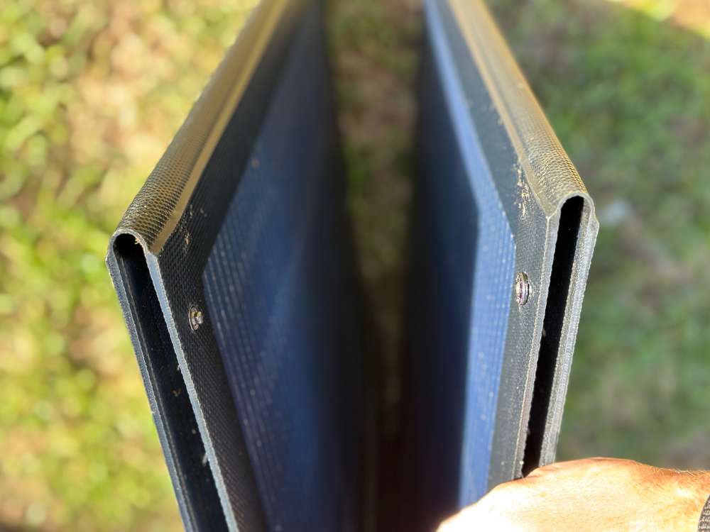 jackery solarpanel scharnier verarbeitung detail