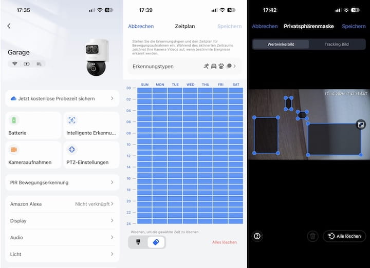 Reolink Kamera App Funktionen